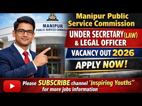 MPSC EXAMINATION 2026 🔥 Under Secretary (Law) & Legal Officer Vacancy OUT #governmentjobs #mpsc