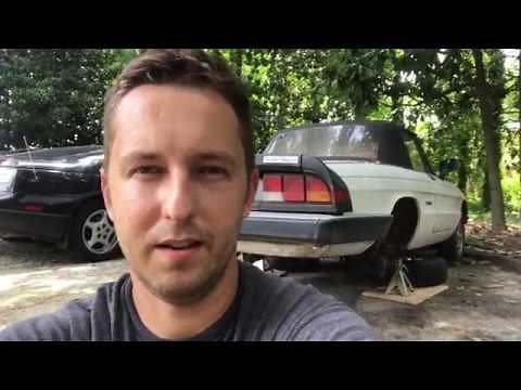 Rebuilding the rear suspension on Alfa Romeo Spider