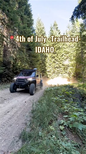 We made a quick stop in Idaho to ride the Fourth of July Trailhead through the National Forest.
