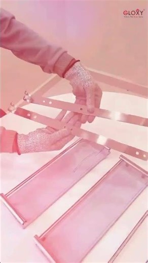No Drilling! 3-Layer Chrome Bathroom Shelf | Adhesive Sticker Install