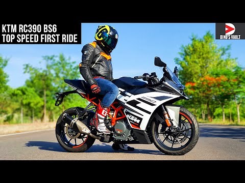 2020 KTM RC 390 BS6 Top Speed First Ride Review MotoVlog What's New #Bikes@Dinos