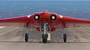 Amazing Pilot Skills! Red Devil RAS Horten Ho-229 Takes Off from Short Runway #Amazing #crazy #microsoftflightsimulator #usa #fly #aviation #planespotting #aircraft #airforce #gaming #trending | The Craziest