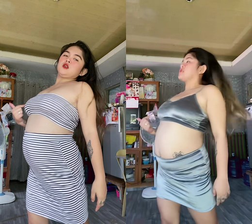 Pregnant TikTok Dance Challenge ft. Lady Tisay | Maternity Dance Videos