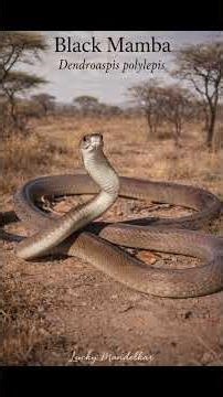 Black Mamba – Africa's Fastest and Most Dangerous Snake | Black Mamba Facts 🐍