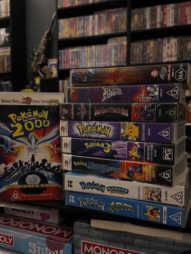 Anime & Pokémon VHS pickup 📼 Highlight: Pokémon 2000 with original Mew promo card #PokemonCollection #VHSCollection #RetroCollector #AnimeVHS #VintageMedia #90sNostalgia #PhysicalMedia #RetroFinds#90skids #VHS #pov #AussieTikTok #oldschool #90sthrowback