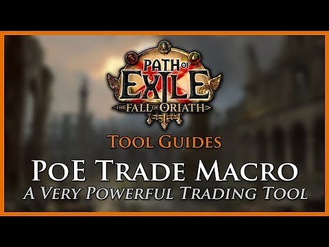 Path of Exile Tools: PoE Trade Macro