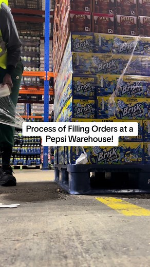 Pepsi Warehouse how to fill orders. Part 1 #pepsi #dietpepsi #fyp #foryou #pepsizerosugar #cherrypepsi #mug #crushorange #crushgrape #starry #pepsiwarehouse #pepsibuilds #brisk #gatorade #starbucks #love #fypシ #free #workforpepsi #fillingorders