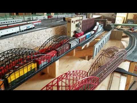 Bridge placement on my Marklin HO 3 rail system.