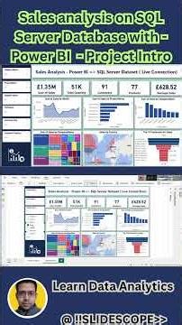 Sales analysis on SQL Server Database with Power BI - Project Intro