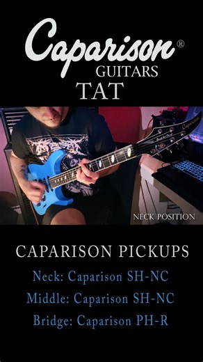 Caparison SH-NC PH-R: Pickups. Crafted for clarity, built for expression. Riffage by @longmanriffs #CaparisonGuitars #GuitarTone #PickupDemo #ToneMatters #guitarreelsdaily | Caparison Guitars