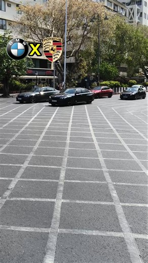 tomany BMW M3 and one porsche #trendingshorts