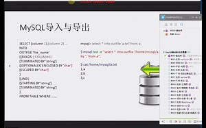 第34天_MySQL导入与导出与数据库调优最佳实践