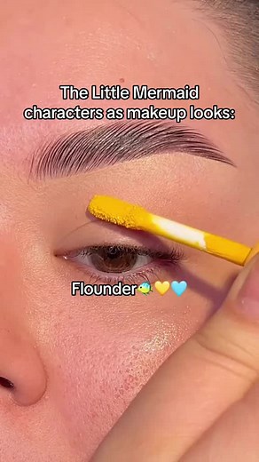 Flounder Stage Makeup Tutorial Inspired by The Little Mermaid
