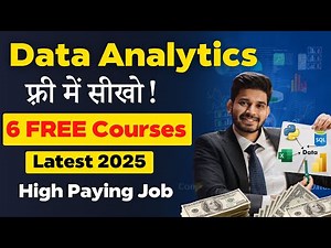 Data Analyst फ्री में बनो! | 6 FREE Data Analytics Courses For Beginners 🔥