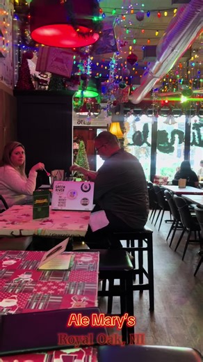 Ale Mary’s in Royal Oak was pretty cool. Love how it was very festive inside!