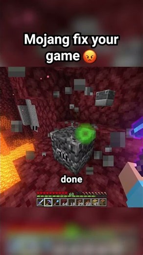 Mojang FIX YOUR GAME 😡 #minecraft