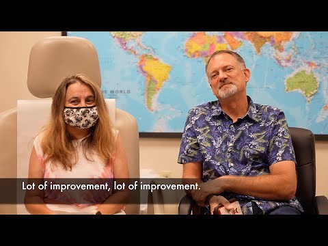 Immediate stroke improvements after treatment by Edward Tobinick, M.D. in August 2021