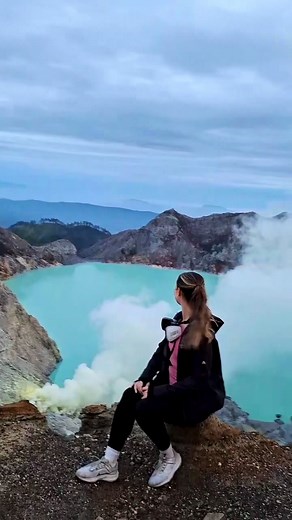 Ijen Volcano Hiking Adventure in East Java, Indonesia