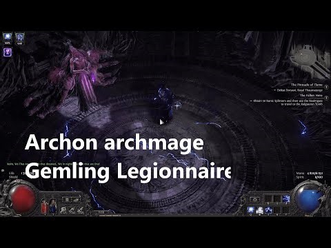 [POE2 0.3] Archon archmage Gemling Legionnaire build | Mana stack is back