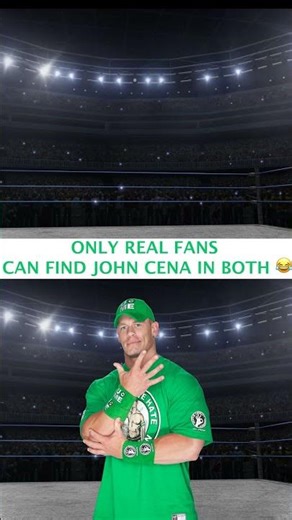 CAN YOU SEE JOHN CENA IN ABOVE PIC ? 😂