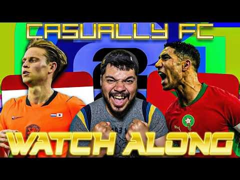 🔴 LIVE NETHERLANDS VS MAROCCO ROUND OF 32 WORLD CUP 2026 CASUALLY FC WATCHALONG