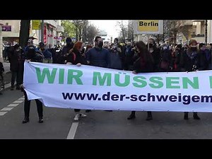 Demo Berlin 20 Februar 2021 Schweigemarsch Steglitz