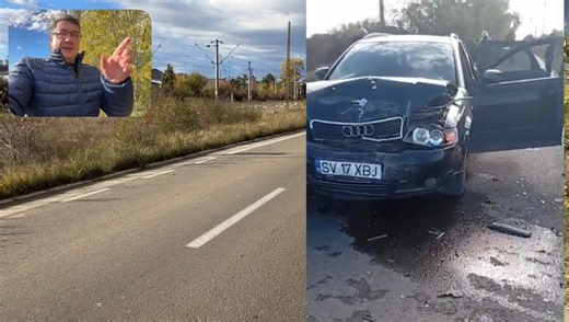 O limbă de asfalt - O căruță de accidente! E clar că drumul are contract cu .. service-urile auto!! | NewsBucovina.ro