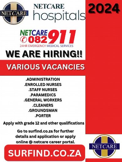 2024 Netcare Vacancies in South Africa: Apply Now!