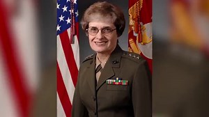 Lt. Gen. Carol Mutter: 1967 — commissioned in the Corps. 1996 — first woman in the Armed Forces to be promoted to three-star. This week — became the first Marine inducted into the National Women's Hall of Fame. Ooh-rah, Ma'am. | U.S. Marine Corps