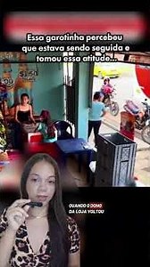 Ela percebeu que estava sendo seguida e tomou essa atitude😱