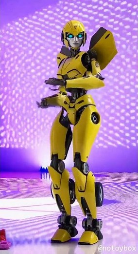 Lady Bumblebee Disco Dancing #bumblebee #transformers