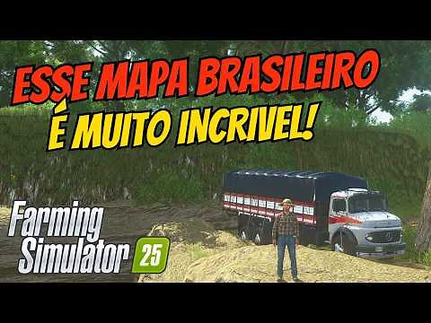 AMAZING! Introducing the FIRST BRAZILIAN MAP for Farming Simulator 25! SEE HOW GREAT IT IS!