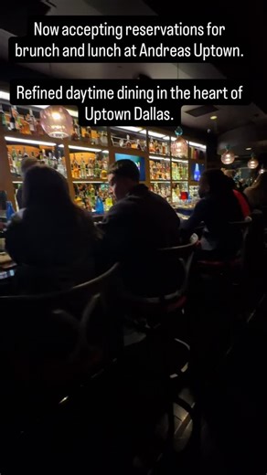 5.5K views · 18 reactions | Now accepting reservations for brunch and lunch at Andreas Uptown. Refined daytime dining in the heart of Uptown Dallas. #UptownDallas #DallasDining #DallasEats #UptownDallasDining #DallasRestaurants | Andreas Steakhouse Uptown Dallas | Facebook
