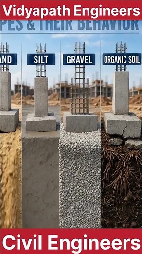 Foundation Performance in Different Soil Conditions | Civil Engineering #vidyapathengineers