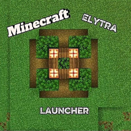Minecraft Elytra Launcher Build! 🚀😱 #shorts