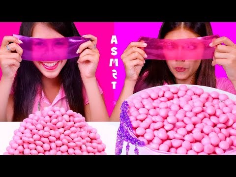 🍧 One Color Food Challenge: Asmr Pink Candy Party Best Compilation