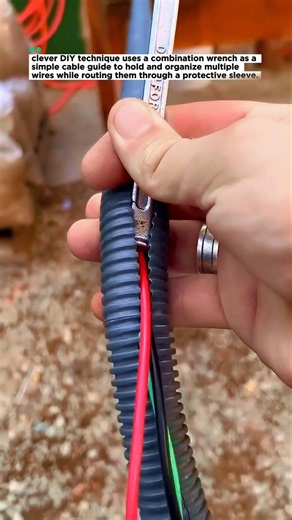 This Simple Wrench Trick Makes Cable Management So Much Easier!