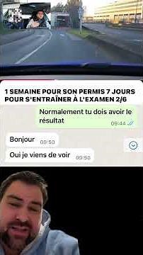 Résultats du permis de conduire en direct #permisdeconduire #conduire #automobile #coursdeconduite