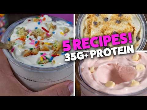 How to Make High Protein Ice Cream | 5 Easy Ninja Creami Recipes
