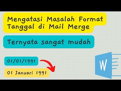 CHANGING MAIL MERGE DATE FORMAT IN WORD