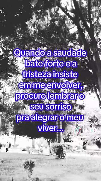 Reflexão sobre a Saudade e a Tristeza