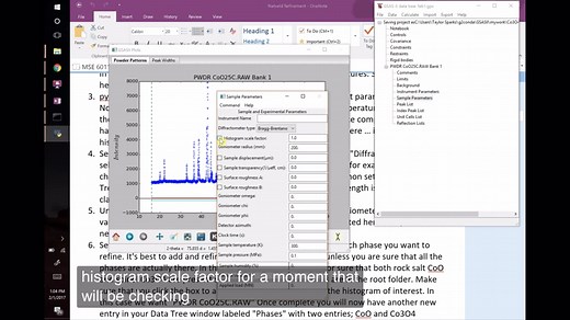 GSAS II多相定量精修XRD