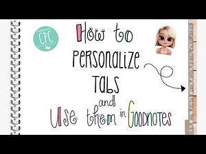 How to Personalize Tabs in your Digital Planner or Notebook #tutorial #goodnotes #digitalplanning