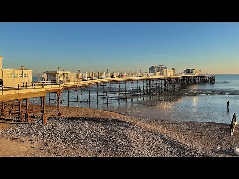 Worthing - West Sussex, England, UK, January 2023 [4K]