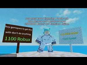 Rock Fruit Kashimo Hajime Skills Showcase | Roblox