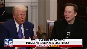 Trump with Musk on Fox News Channel's Hannity: 'I think he's gonna find $1 trillion'