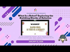 What Is a Robot? Exploring the Building Blocks of Robotics