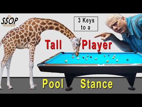 Proper Pool Stance for Tall Players