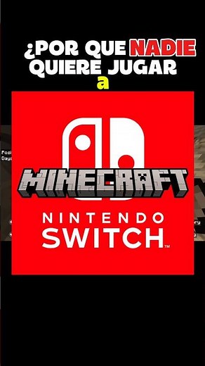 Güey, Minecraft en Nintendo Switch no está tan mal." Minecraft en Nintendo Switch: