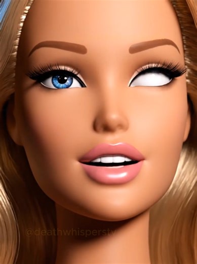 Scary Barbies #barbie #mirror #scary #marvelzombies #horrortok